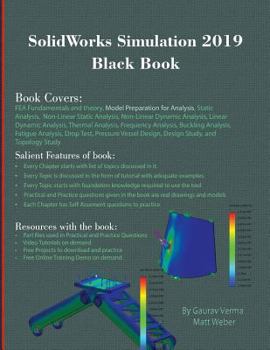 Paperback SolidWorks Simulation 2019 Black Book