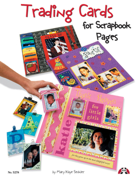 Paperback Trading Cards for Scrapbook Pages Book