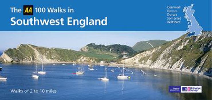 Paperback The AA 100 Walks in Southwest England: Walks of 2 to 10 Miles Book