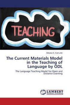 Paperback The Current Materials Model in the Teaching of Language by ODL Book