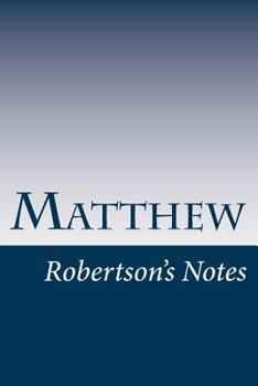 Paperback Matthew Book