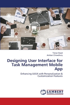 Paperback Designing User Interface for Task Management Mobile App Book