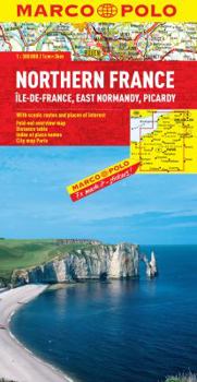 Map Northern France Marco Polo Map Book