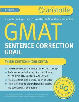 Paperback GMAT Sentence Correction Grail 3rd Edition Book
