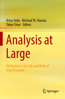 Paperback Analysis at Large: Dedicated to the Life and Work of Jean Bourgain Book