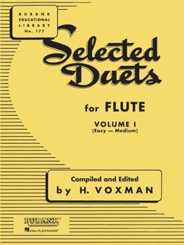 Paperback Selected Duets for Flute: Volume 1 - Easy to Medium Book