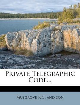 Paperback Private Telegraphic Code... Book