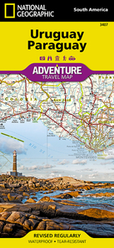 Map Uruguay, Paraguay Map Book