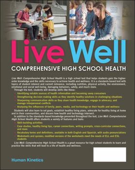 Hardcover Live Well Comprehensive High School Health Book