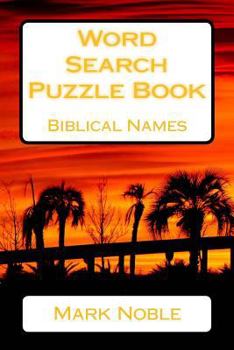 Paperback Word Search Puzzle Book Biblical Names Volume 1 Book