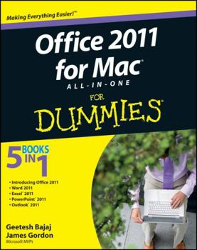 Paperback Office 2011 for Mac All-In-One for Dummies Book