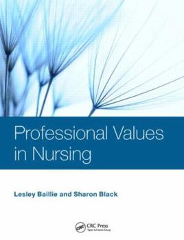 Paperback Professional Values in Nursing Book