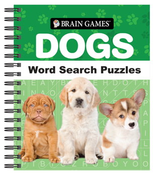 Spiral-bound Brain Games - Dogs Word Search Puzzles Book