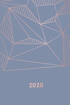 2020: Paris Agenda 2020 - planificateur journalier 2020 -  Agenda hebdomadaire - motif abstrait marbre blanc (French Edition)
