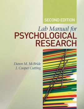 Paperback Lab Manual for Psychological Research Book