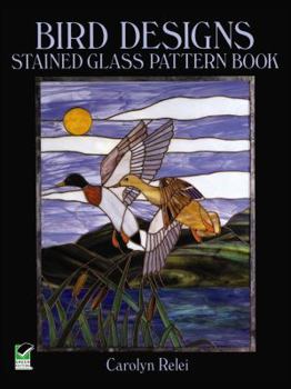 Paperback Bird Designs Stained Glass Pattern Book