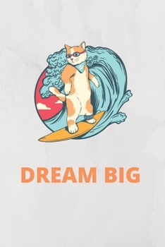 Paperback DREAM BIG notebook: lined notebook. Journal. Diary,, Birthday Gift, interior Notes_6x9_120_noBleed Book