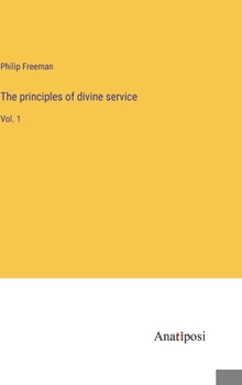 Hardcover The principles of divine service: Vol. 1 Book