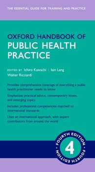 Paperback Oxford Handbook of Public Health Practice Book