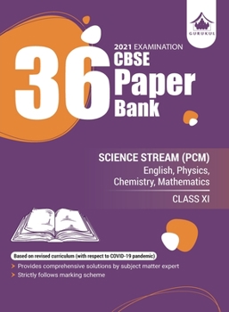 Paperback 36 Paper Bank (PCM): CBSE Class 11 for 2021 Examination Book