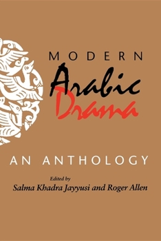 Paperback Modern Arabic Drama: An Anthology Book
