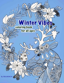 Paperback Winter Vibes. Coloring book for all ages. Book