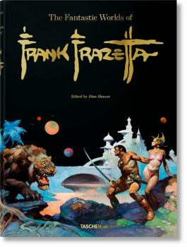Hardcover The Fantastic Worlds of Frank Frazetta Book