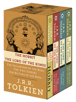 Mass Market Paperback J.R.R. Tolkien 4-Book Boxed Set: The Hobbit and the Lord of the Rings: The Hobbit, the Fellowship of the Ring, the Two Towers, the Return of the King Book