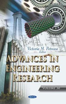 Hardcover Advances in Engineering Research Book