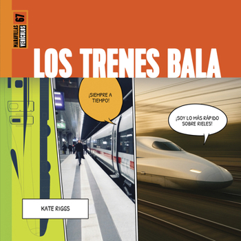 Library Binding Los Trenes Bala [Spanish] Book