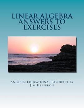 Paperback Linear Algebra Answers to Exercises Book