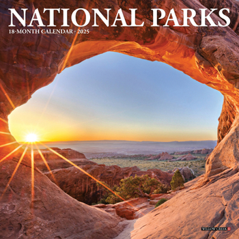 Calendar National Parks 2025 7 X 7 Mini Wall Calendar Book