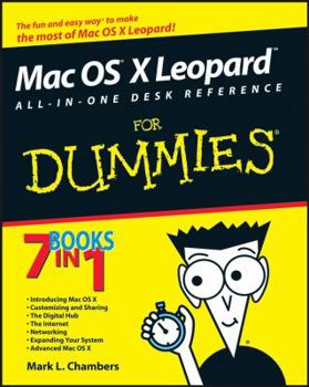 Paperback Mac OS X Leopard All-In-One Desk Reference for Dummies Book