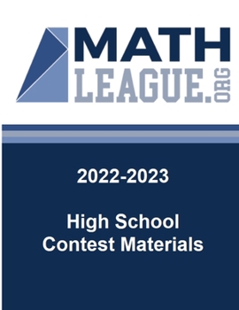 Paperback 2022-2023 High School Contest Materials Book