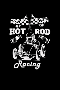 Paperback Hot rod racing: 6x9 Hot Rod - dotgrid - dot grid paper - notebook - notes Book