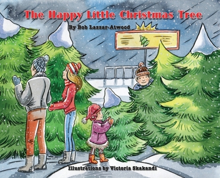 Hardcover Happy Little Christmas Tree Book