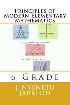 Paperback Principles of Modern Elementary Mathematics: 6 Grade Book