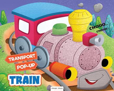Hardcover Pop-Up Transport: Train Book