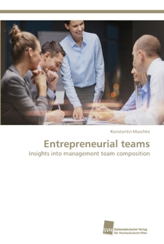 Paperback Entrepreneurial teams Book