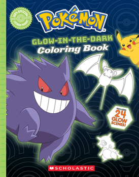 Paperback Pokémon Glow-In-The-Dark Coloring Book