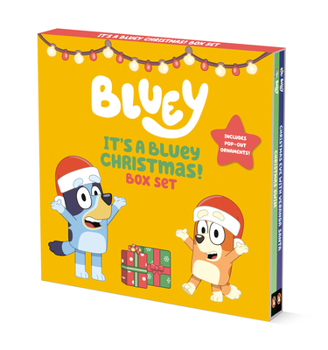 Hardcover It's a Bluey Christmas! Box Set: Includes Pop-Out Ornaments Book
