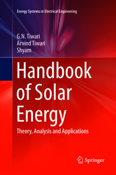 Paperback Handbook of Solar Energy: Theory, Analysis and Applications Book