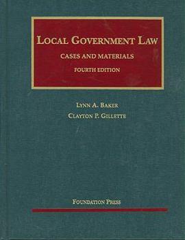 Hardcover Local Government Law: Cases and Materials Book