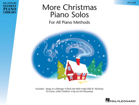 Paperback More Christmas Piano Solos, Pre-Staff: For All Piano Methods Book