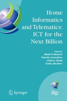 Hardcover Home Informatics and Telematics: ICT for the Next Billion Book