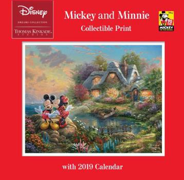 Thomas Kinkade Studios: Disney Dreams Collection Mickey and Minnie Collectible P