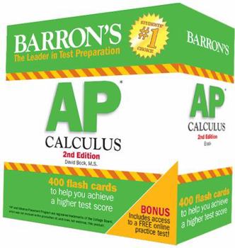 Cards Barron's AP Calculus Flash Cards Book