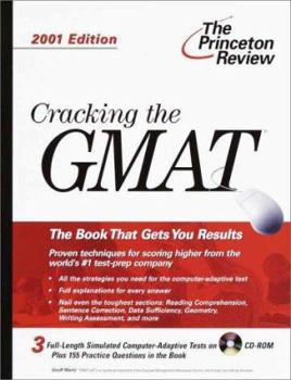 Paperback Cracking the GMAT [With CDROM] Book