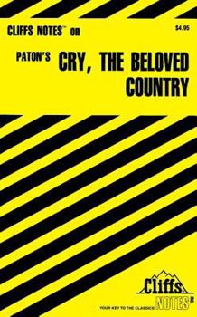 Paperback Cry, the Beloved Country Notes Book