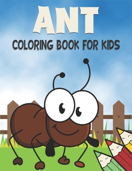 Paperback Ant Coloring Book For Kids: 50 Ant Coloring Pages Book